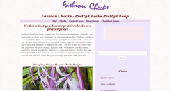 Desktop Screenshot of fashionchecks.com